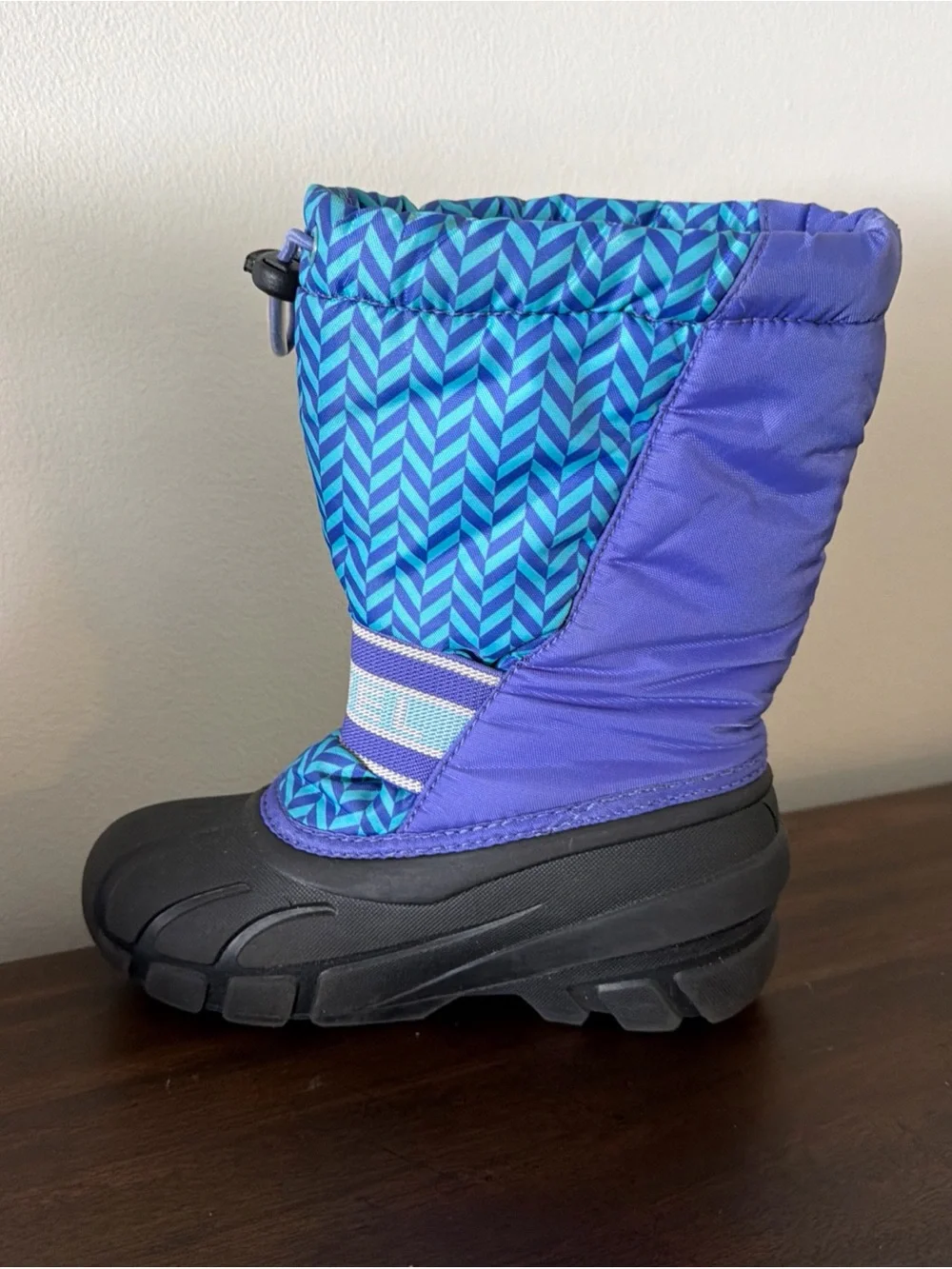 Sorel Kids Purple & Turquoise Puff Snow Boots